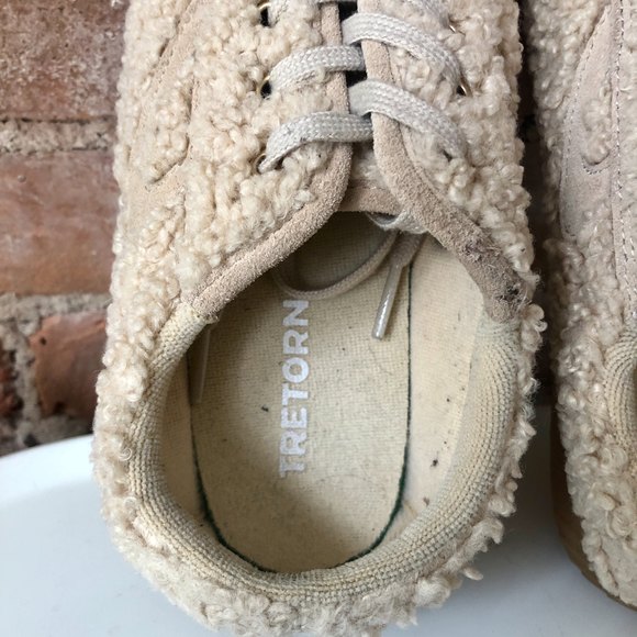 TRETORN Women's Faux Fur Sherpa Teddy Fleece Sneaker Nylite18plus  | Size 6.5 - Picture 8 of 11